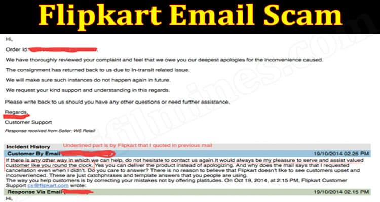 Flipkart Email Scam 2021.