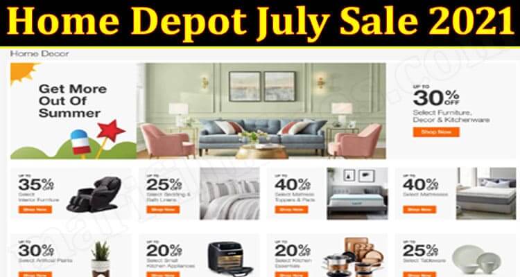 Home Depot July Sale 2021 (June 2021) Check Details!