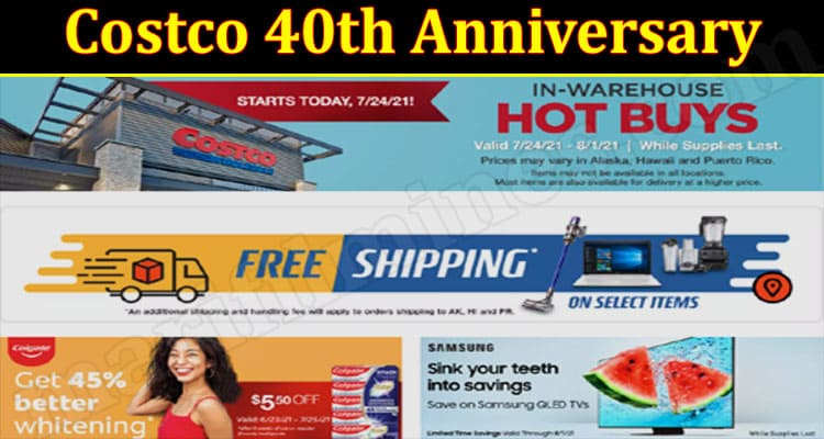 Costco 40th Anniversary