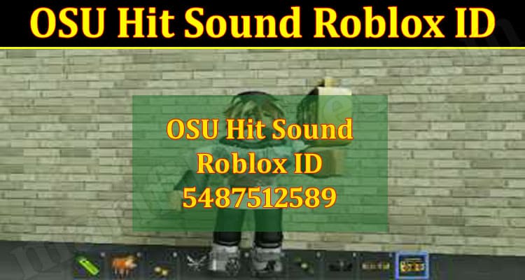 OSU Hit Sound Roblox ID