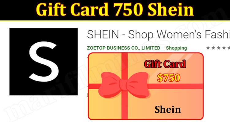 Latest News Gift Card 750 Shein