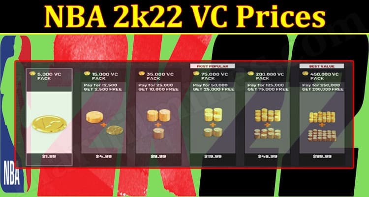 Gaming Tips NBA 2k22 VC Prices