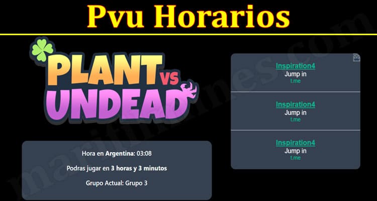 Gaming Tips Pvu Horarios