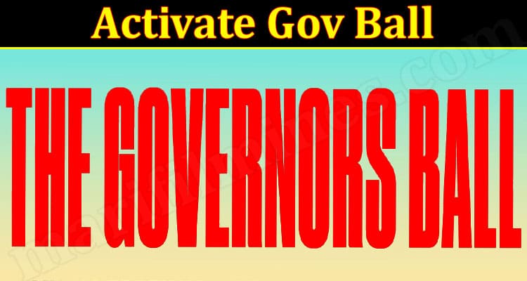 Latest News Activate Gov Ball