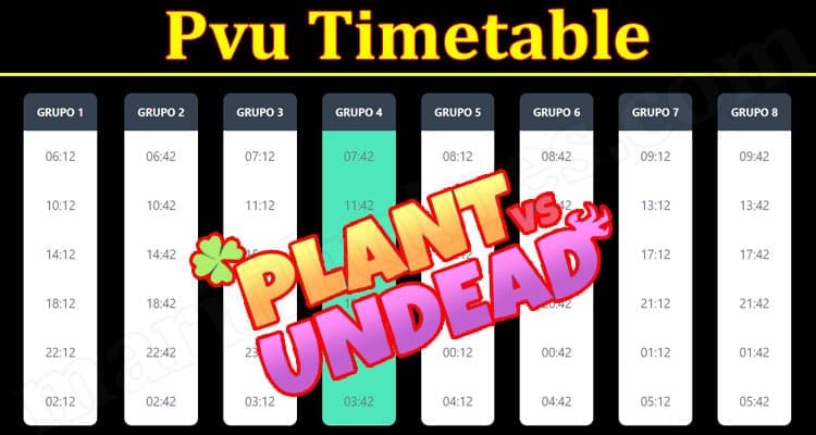 Latest News Pvu Timetable