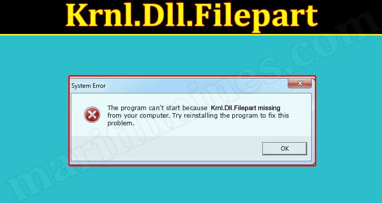 Gaming Tips Krnl.Dll.Filepart