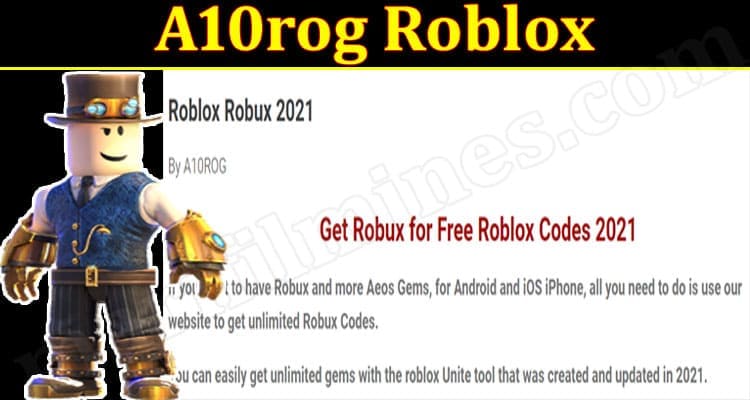 Gaming Tips A10rog Roblox