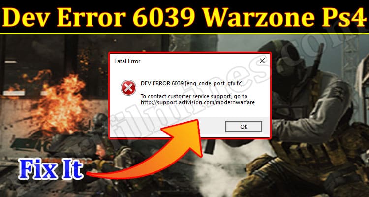 Gaming Tips Dev Error 6039 Warzone Ps4