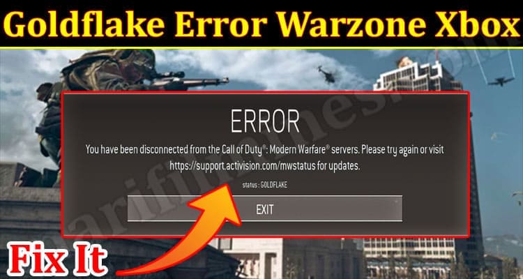 Gaming Tips Goldflake Error Warzone Xbox