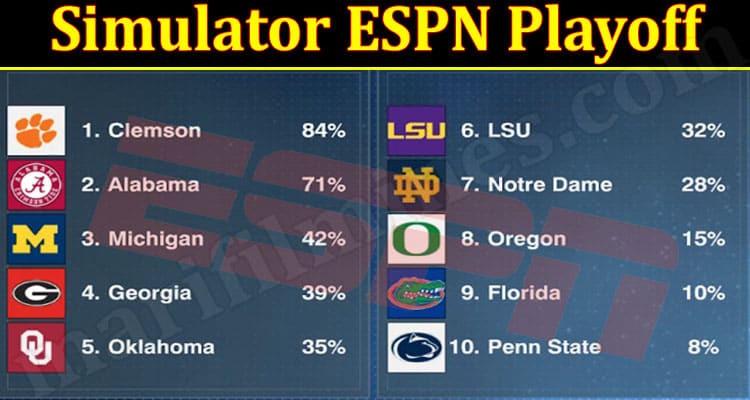 Gaming Tips Simulator ESPN Playoff