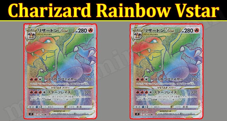 Latest News Charizard Rainbow Vstar