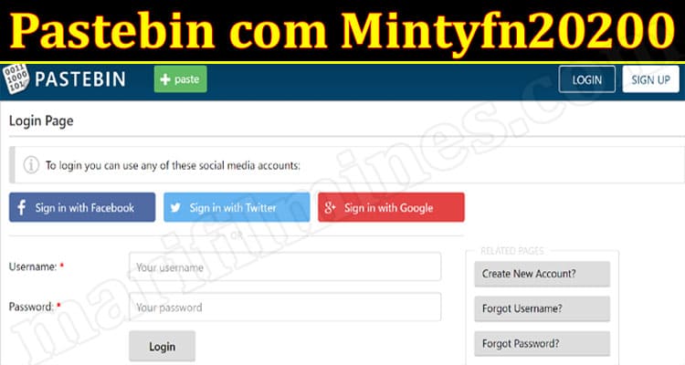 Latest News Pastebin Com Mintyfn20200