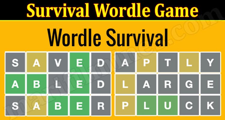 Gaming Tips Survivle Wordle Game