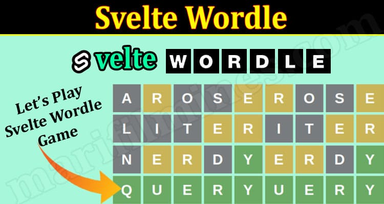 Latest News Svelte Wordle