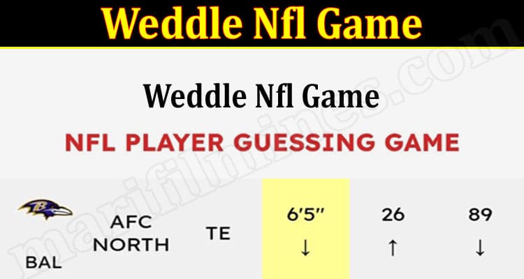 Laest News Weddle Nfl Game