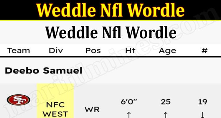 Latest News Weddle Nfl Wordle