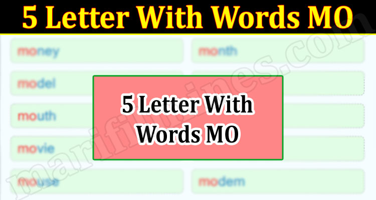 Gaming Tips 5 Letter With Words MO