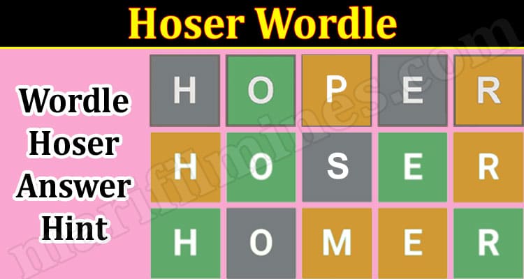 Gaming Tips Hoser Wordle