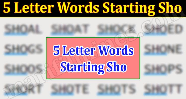 Gaming Tips 5 Letter Words Starting Sho