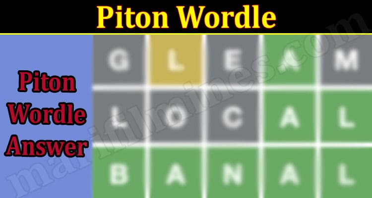 Gaming Tips Piton Wordle