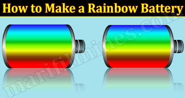 Latest News How to Make a Rainbow Battery