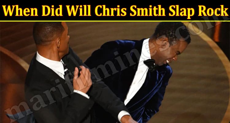 Latest News When Did Will Chris Smith Slap Rock