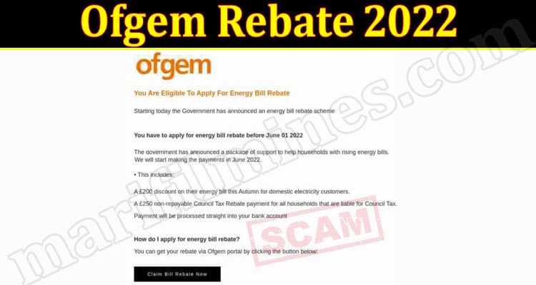 Latest News Ofgem Rebate 2022