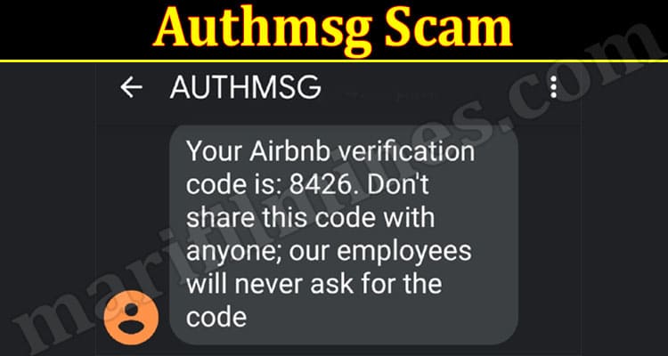 Latest News Authmsg Scam