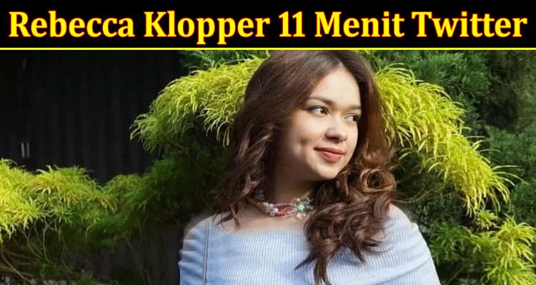 Latest News Rebecca Klopper 11 Menit Twitter