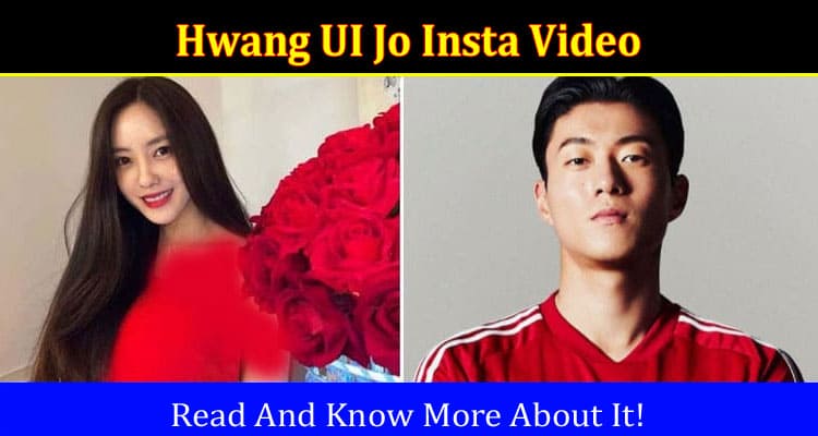 Latest News Hwang UI Jo Insta Video