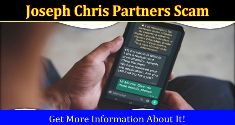 Latest News Joseph Chris Partners Scam